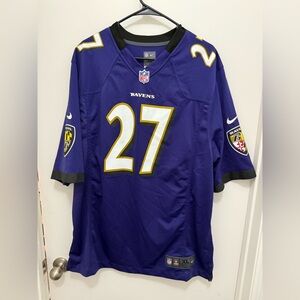 Nike Baltimore Ravens NFL jersey #27 Ray Rice size XL.